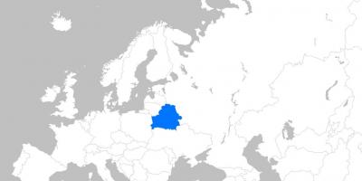 Belarus Avrupa haritası 